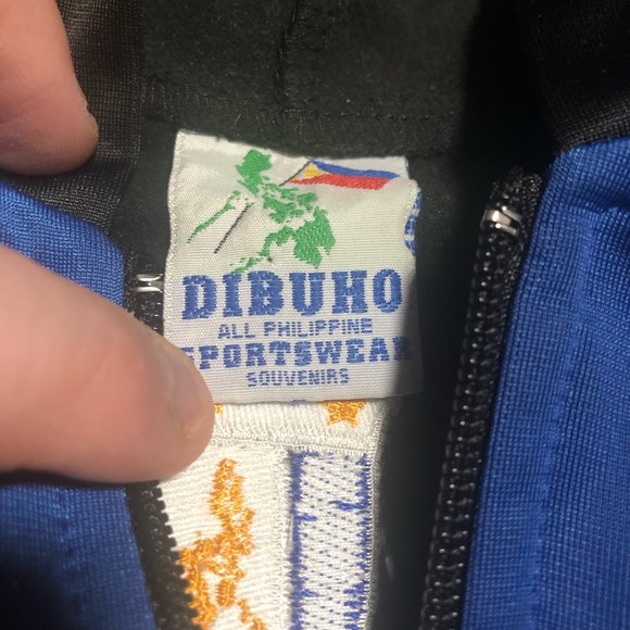Dibuho Philippines Sportswear Warm Up Sweater Jacket Full Zip Boys Size 7 Small - Picture 2 of 3